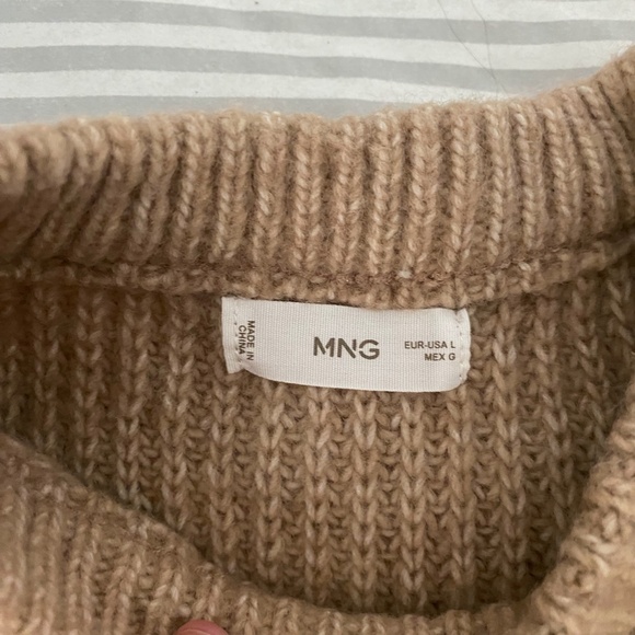 NWOT Mango Chunky Knit Sweater Vest - Picture 4 of 6